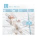 LOL Baby Bamboo waterproof ผ้ารองกันน้ำเยื่อไผ่ออร์แกนิค Size L ลาย Sweet flower